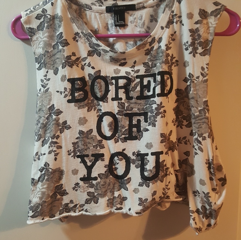 Floral crop top